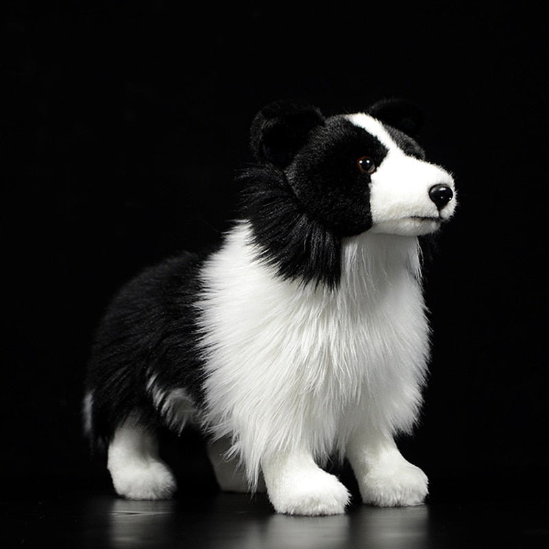 Border Collie Dog Animal Plush Stuffed Toy