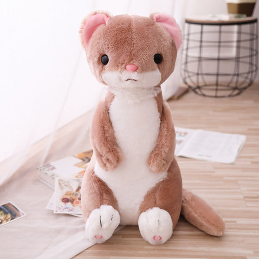 Kawaii Cute Ferret Animal Plush Stuffed Toy