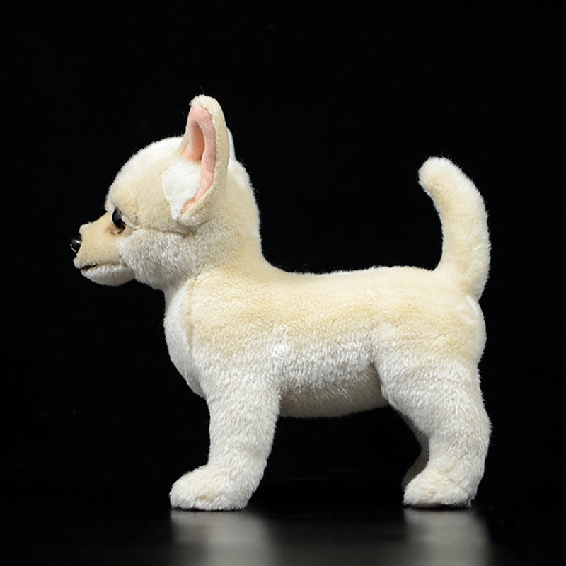 Kawaii Cute Chihuahua Dog Realistic Animal Plush Stuffed Toy