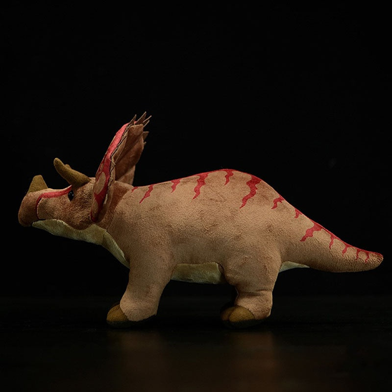 Cute Triceratops Dinosaur Realistic Animal Plush Stuffed Toy