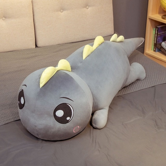 Kawaii Cute Cartoon Dinosaur Stuffed Plushies Body Pillow Toy