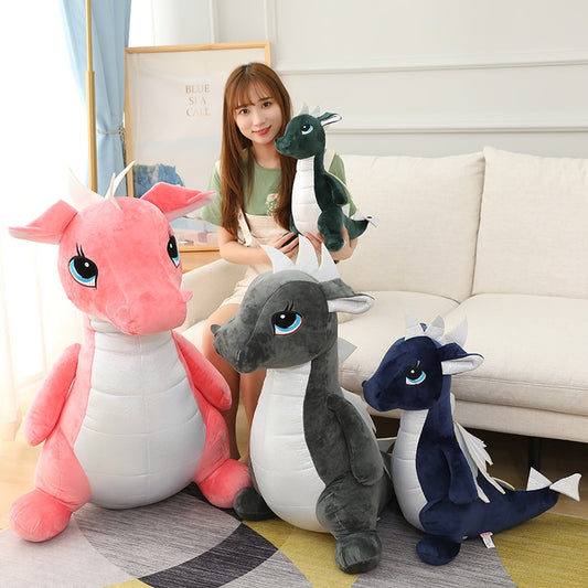 Kawaii Cute Giant Big Winged Dragon Animal Plush Stuffed Toy