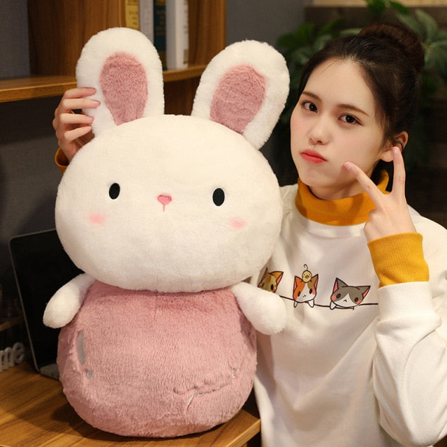 Kawaii Cute Fluffy Rabbit Bunny Stuffed Animal Plush Toy