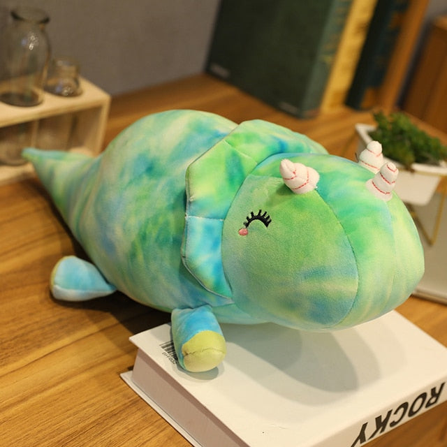 Colorful Triceratops Stuffed Dinosaur Plush Toy