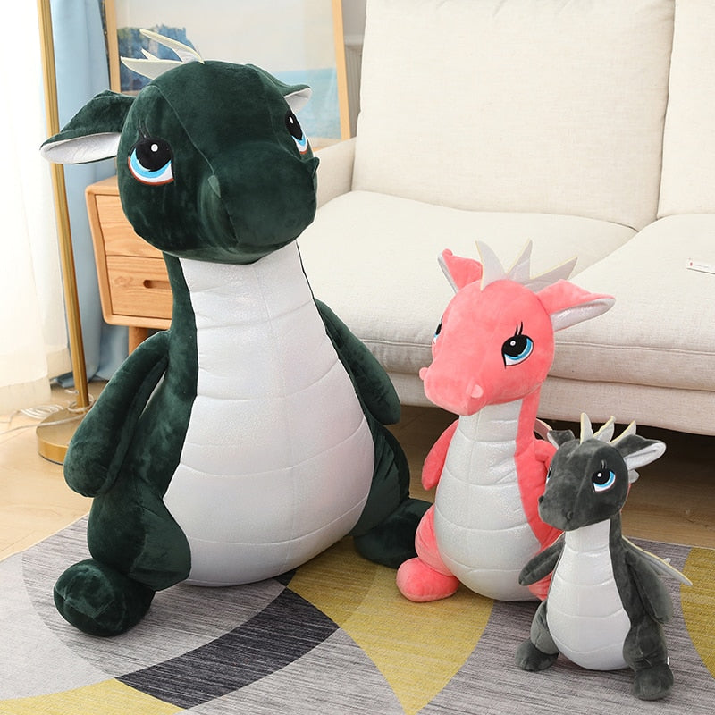 Kawaii Cute Giant Big Winged Dragon Animal Plush Stuffed Toy
