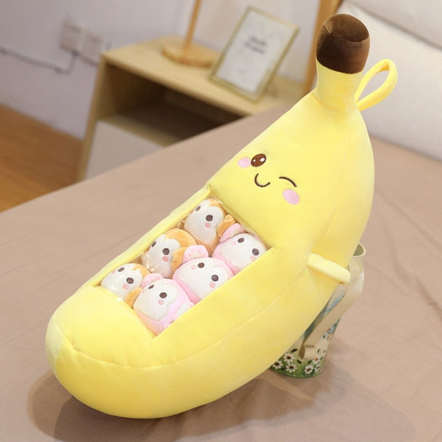 Cute Banana Soft Stuffed Plush Pillow Toy