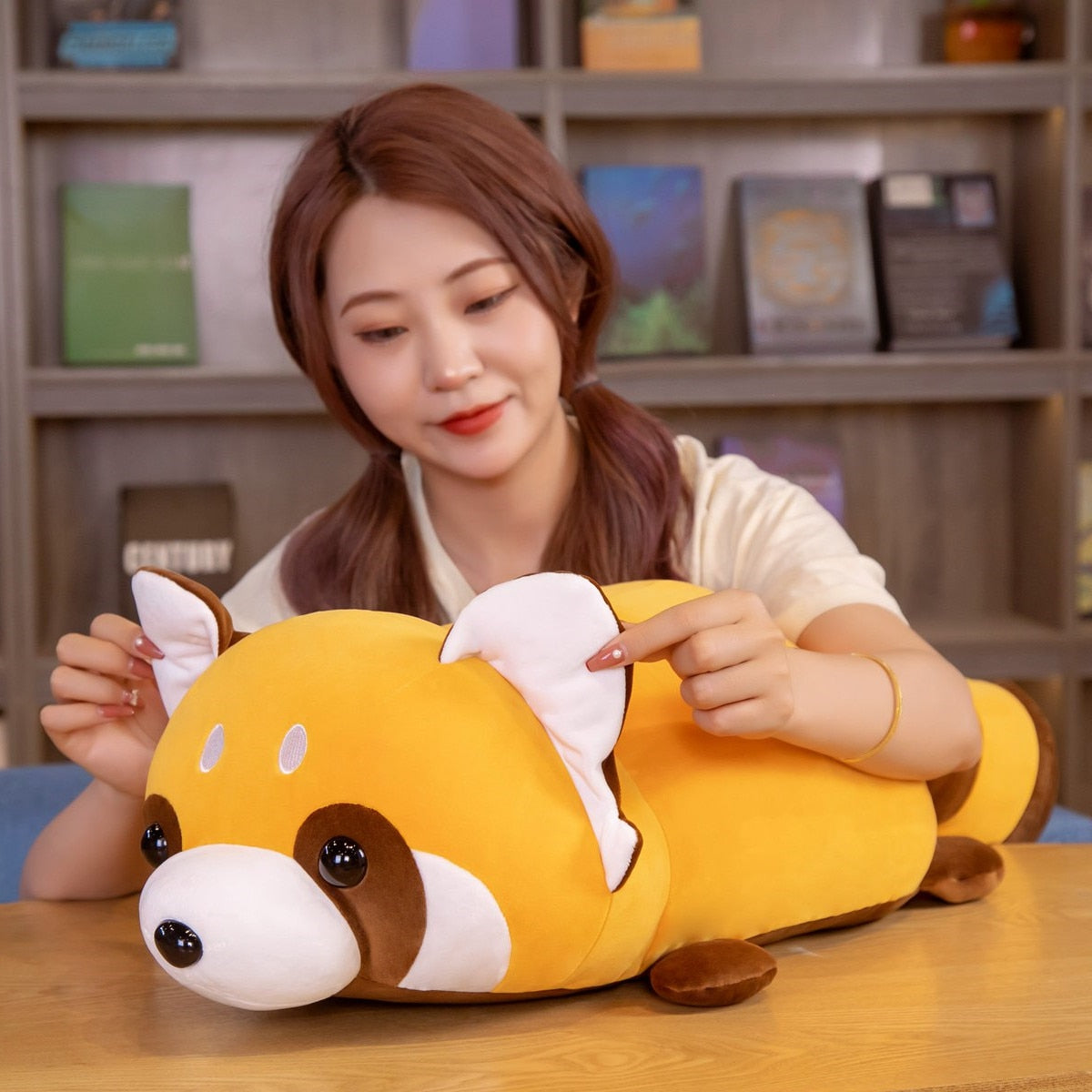 Kawaii Cute Red Panda Raccoon Stuffed Animal Plush Toy