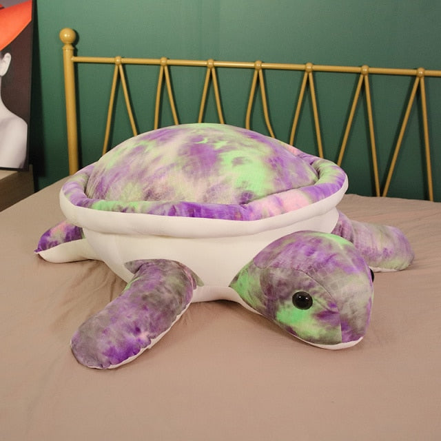 Kawaii Cute Large Colorful Turtle Tortoise Sea Animal Plush Stuffed Toy