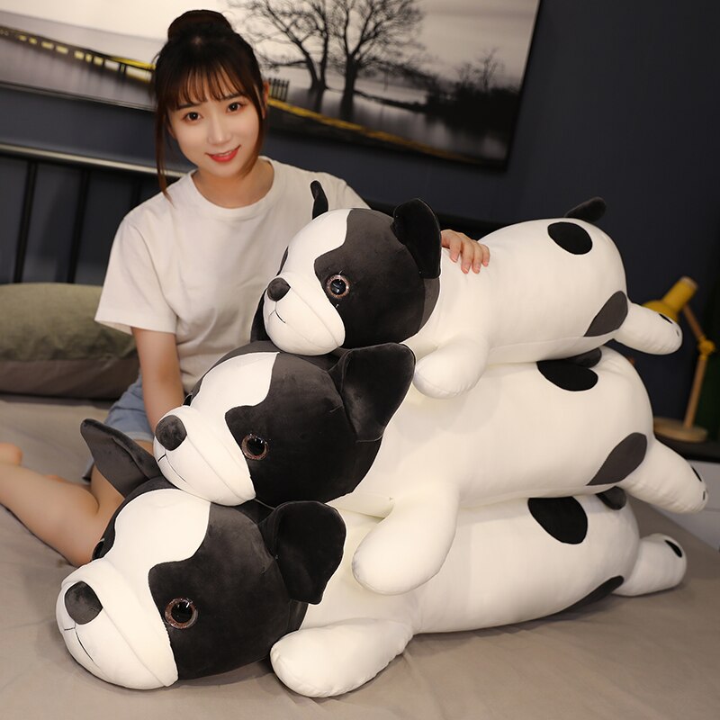 Kawaii Cute French Bulldog Dog Stuffed Animal Plush Body Pillow Toy