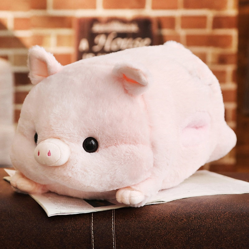Fluffy Chubby Pig Animal Plush Stuffed Toy