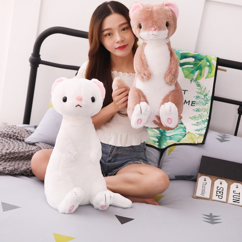 Kawaii Cute Ferret Animal Plush Stuffed Toy